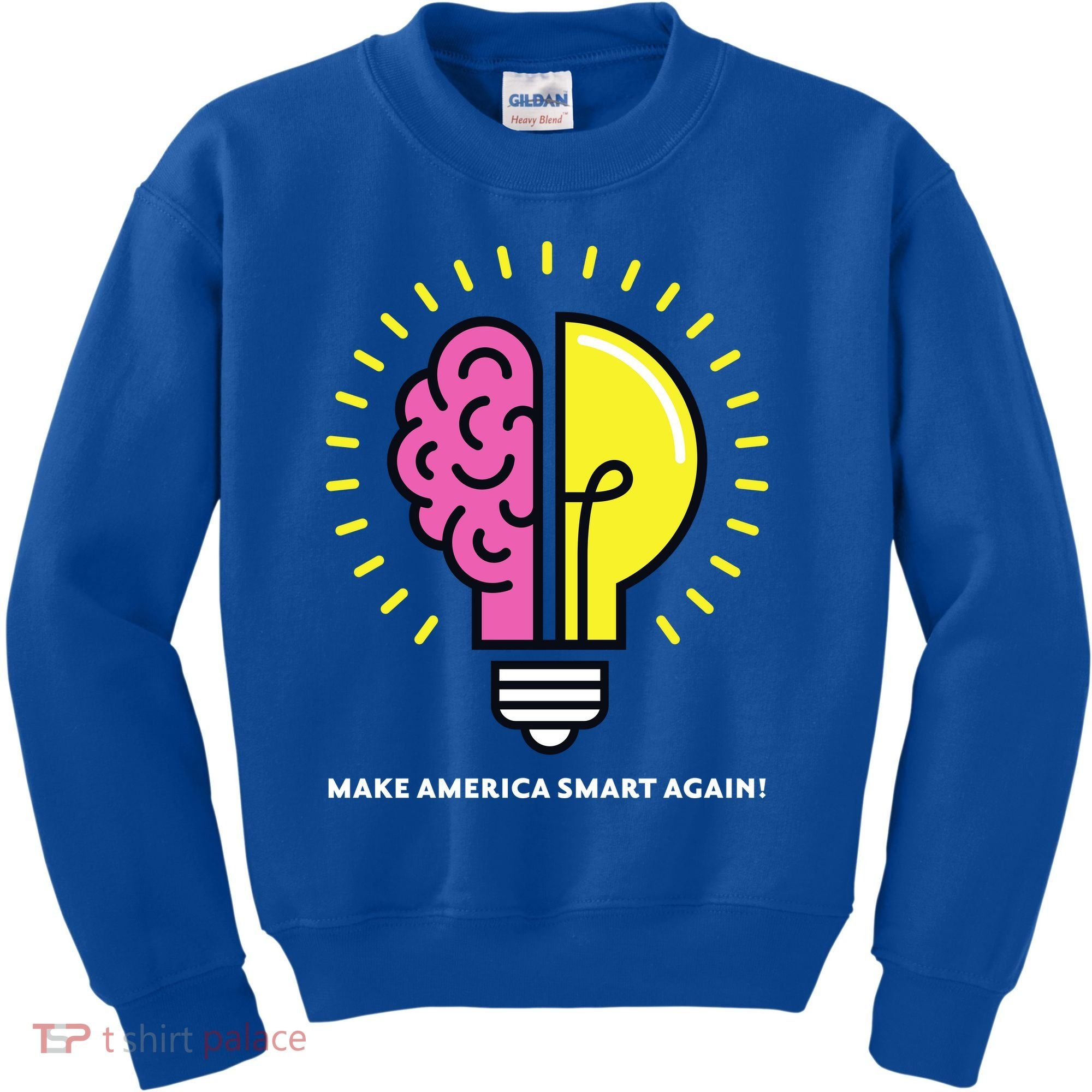 Make America Smart Again Science Brain Kids Sweatshirt