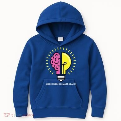 Make America Smart Again Science Brain Kids Hoodie