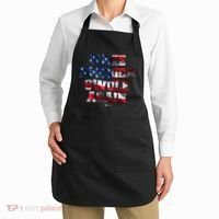 Make America Swole Again 4th of July USA Flag Apron thumb 2