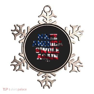 Make America Swole Again 4th of July USA Flag Ornament