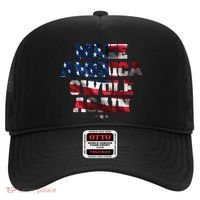 Make America Swole Again 4th of July USA Flag Hat thumb 0