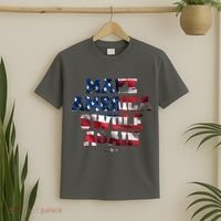 Make America Swole Again 4th of July USA Flag T-Shirt thumb 2