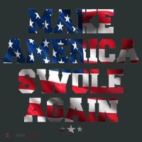 Make America Swole Again 4th of July USA Flag T-Shirt thumb 7