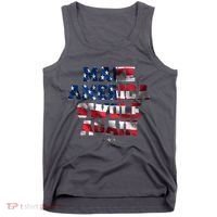 Make America Swole Again 4th of July USA Flag Tank Top thumb 0