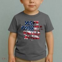 Make America Swole Again 4th of July USA Flag Toddler T-Shirt thumb 2