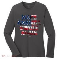 Make America Swole Again 4th of July USA Flag Women's Long Sleeve Shirt thumb 0