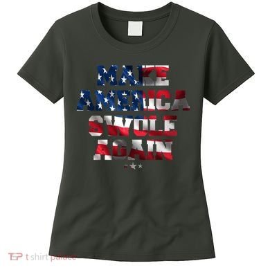 Make America Swole Again 4th of July USA Flag Women's T-Shirt