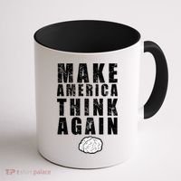 Make America Think Again Coffee Mug thumb 1
