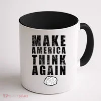 Make America Think Again Coffee Mug thumb 1