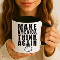 Make America Think Again Coffee Mug thumb 3