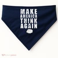 Make America Think Again USA-Made Doggie Bandana thumb 0