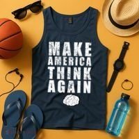 Make America Think Again Tank Top thumb 4