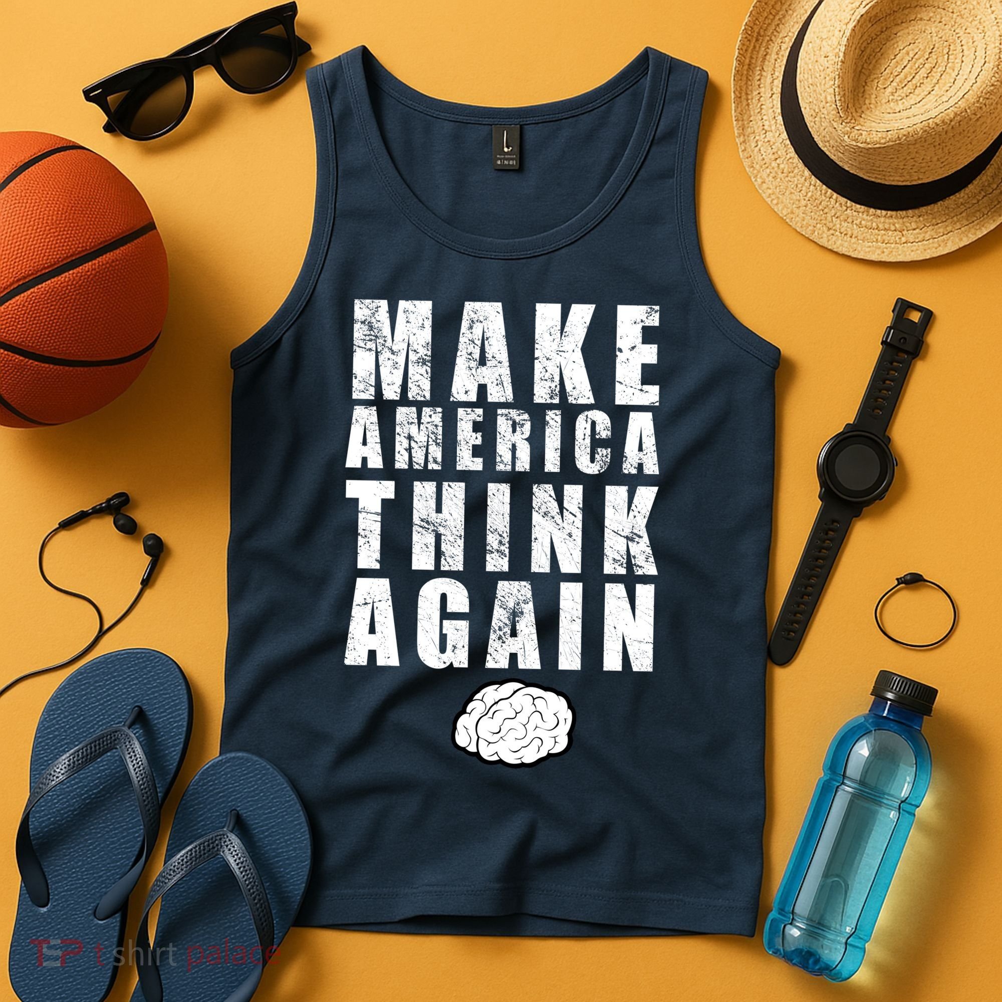 Make America Think Again Tank Top