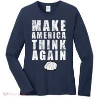 Make America Think Again Women's Long Sleeve Shirt thumb 0