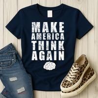 Make America Think Again Women's T-Shirt thumb 3