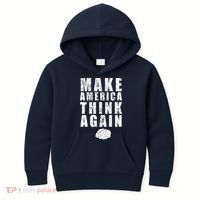Make America Think Again Kids Hoodie thumb 0