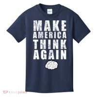 Make America Think Again Kids T-Shirt thumb 0