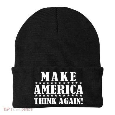 Make America Think Again! Anti Donald Trump Beanie