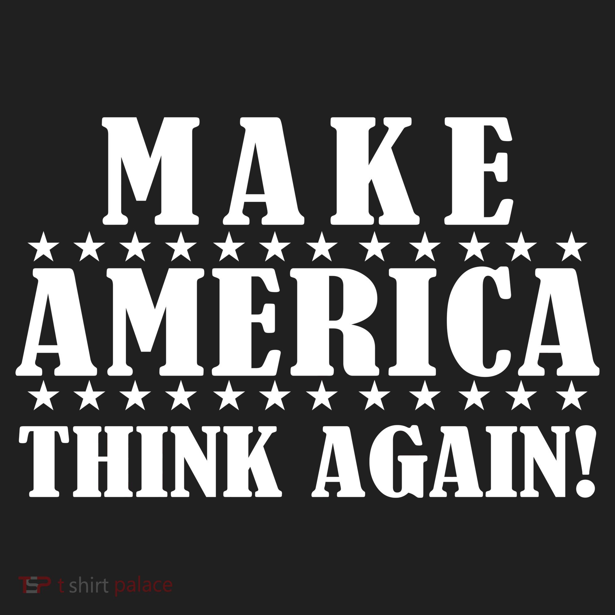 Make America Think Again! Anti Donald Trump Golf Towel