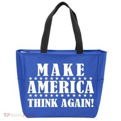 Make America Think Again! Anti Donald Trump Tote Bag