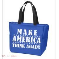 Make America Think Again! Anti Donald Trump Tote Bag thumb 3