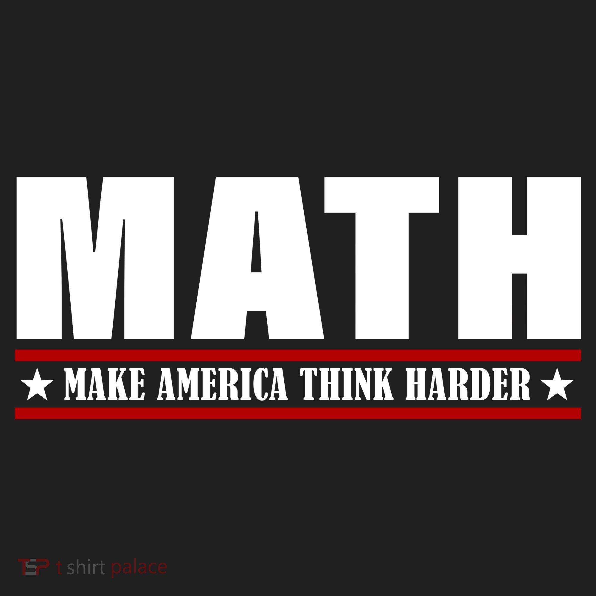 Make America Think Harder Funny Math Women's Sweatshirt