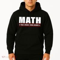 Make America Think Harder Funny Math Hoodie thumb 2