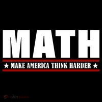 Make America Think Harder Funny Math Long Sleeve Shirt thumb 2