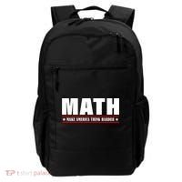 Make America Think Harder Funny Math Backpack thumb 0
