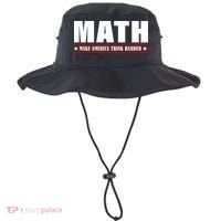 Make America Think Harder Funny Math Bucket Hat thumb 0