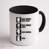 Make AMURICA Great Again Historic Presidents Coffee Mug thumb 1