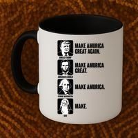 Make AMURICA Great Again Historic Presidents Coffee Mug thumb 2
