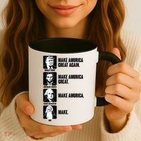 Make AMURICA Great Again Historic Presidents Coffee Mug thumb 3