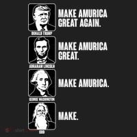 Make AMURICA Great Again Historic Presidents Tumbler thumb 3