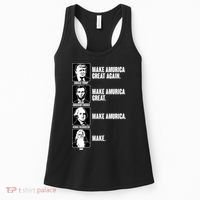 Make AMURICA Great Again Historic Presidents Women's Tank Top thumb 0