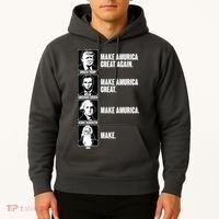 Make AMURICA Great Again Historic Presidents Hoodie thumb 2