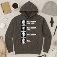 Make AMURICA Great Again Historic Presidents Hoodie thumb 3