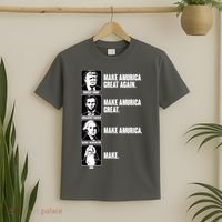 Make AMURICA Great Again Historic Presidents T-Shirt thumb 2