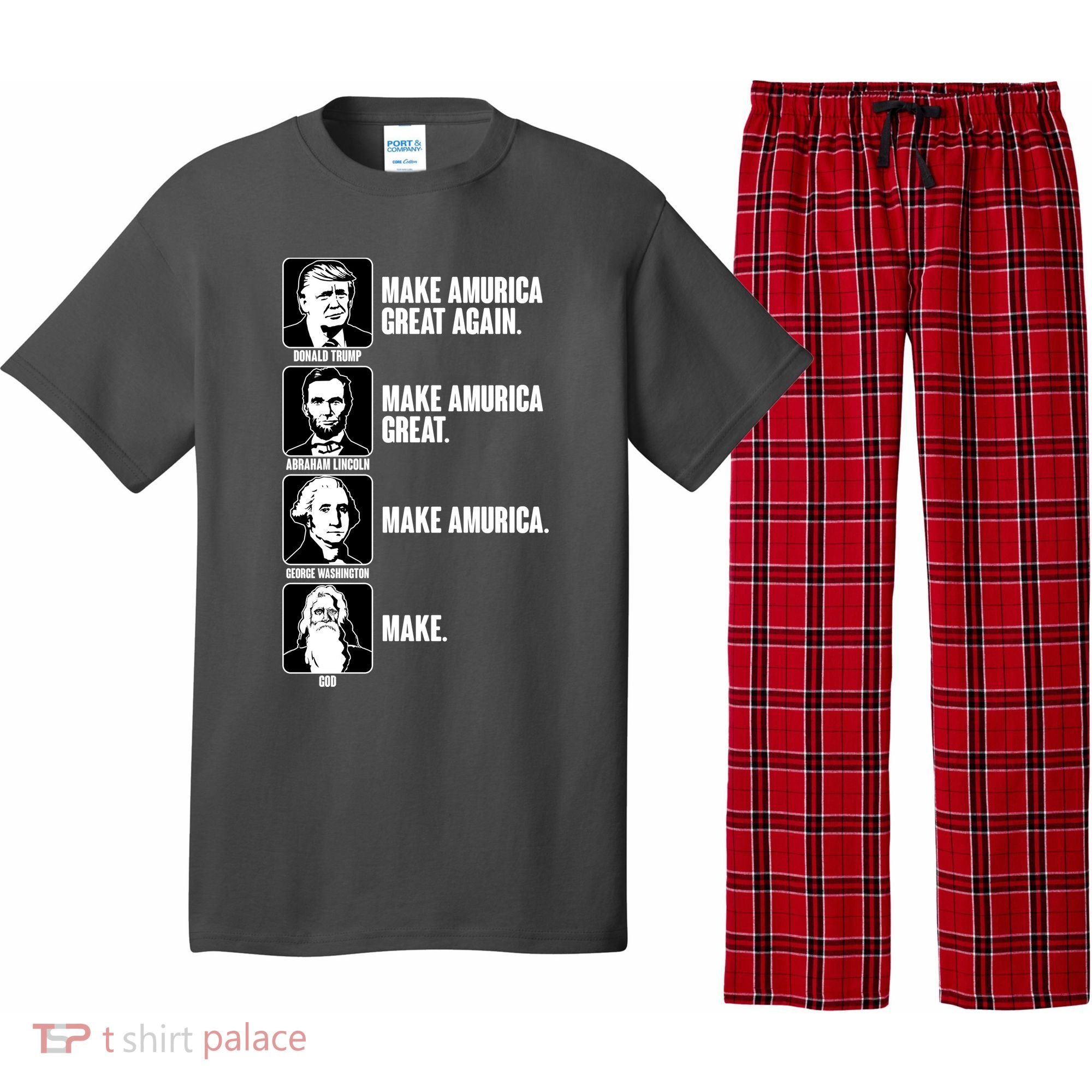 Make AMURICA Great Again Historic Presidents Pajama Set
