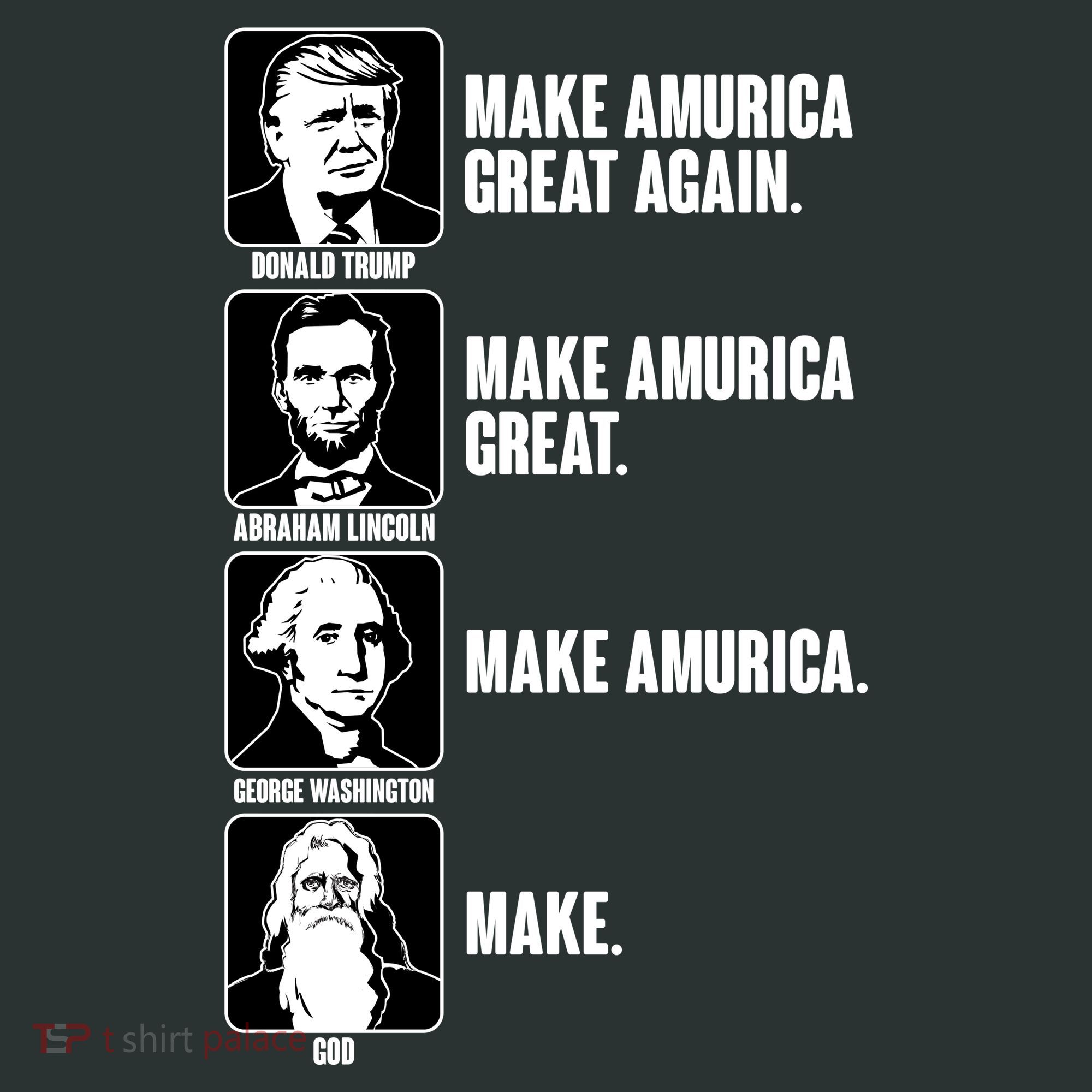 Make AMURICA Great Again Historic Presidents Mousepad