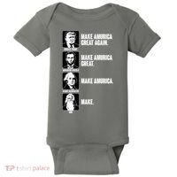 Make AMURICA Great Again Historic Presidents Baby Bodysuit thumb 0
