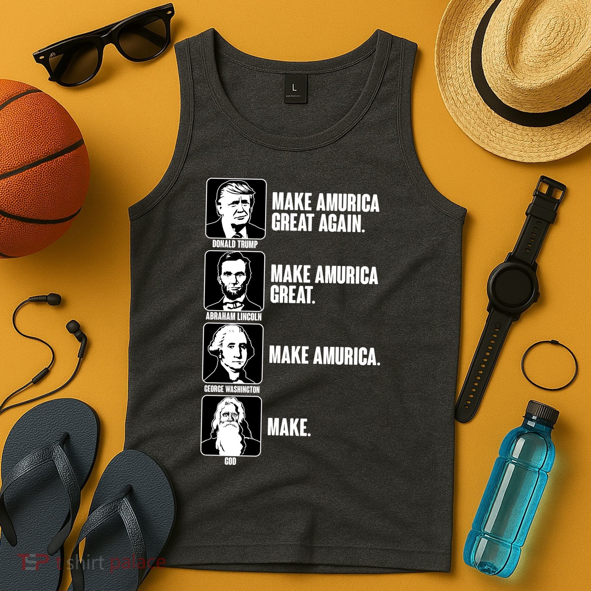 Make AMURICA Great Again Historic Presidents Tank Top