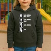 Make AMURICA Great Again Historic Presidents Kids Hoodie thumb 3