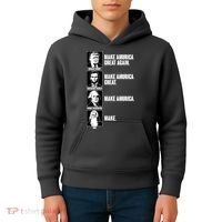 Make AMURICA Great Again Historic Presidents Kids Hoodie thumb 4