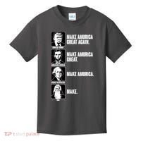 Make AMURICA Great Again Historic Presidents Kids T-Shirt thumb 0