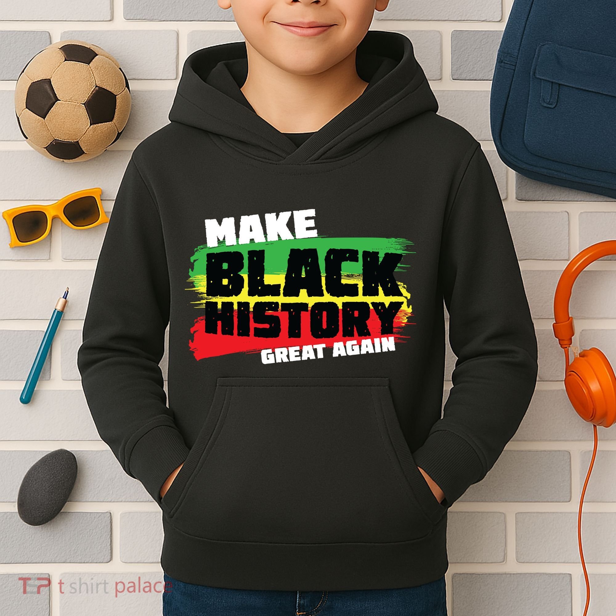 Make Black History Great Again Kids Hoodie