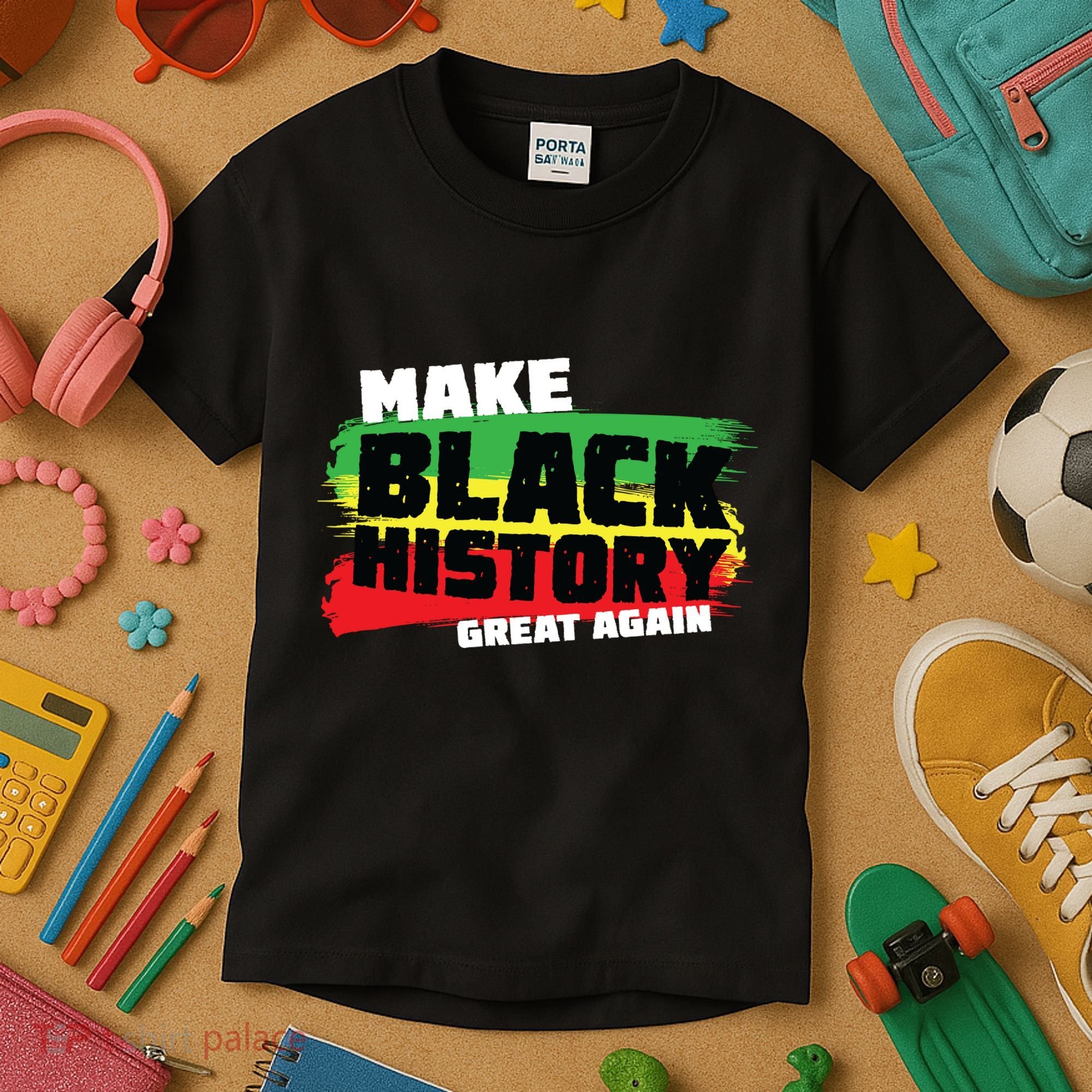 Make Black History Great Again Kids T-Shirt