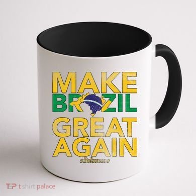 Make Brazil Great Again Jair Bolsonaro Coffee Mug back
