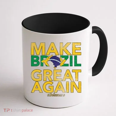 Make Brazil Great Again Jair Bolsonaro Coffee Mug back