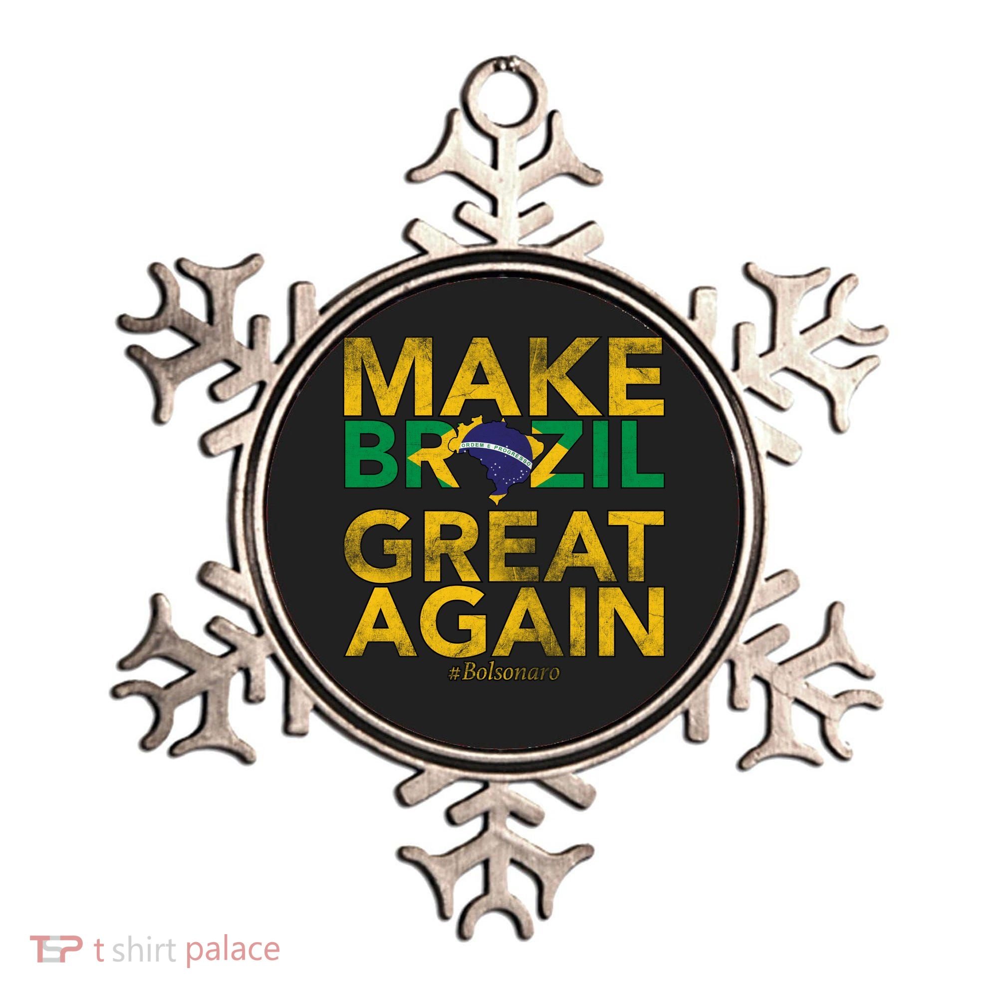 Make Brazil Great Again Jair Bolsonaro Ornament